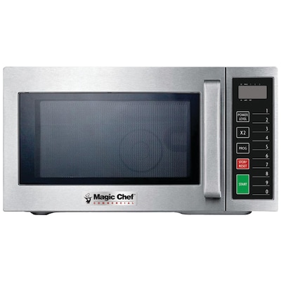 Magic Chef .9 Cubic-ft Commercial Microwave, Silver (MCCM910ST)