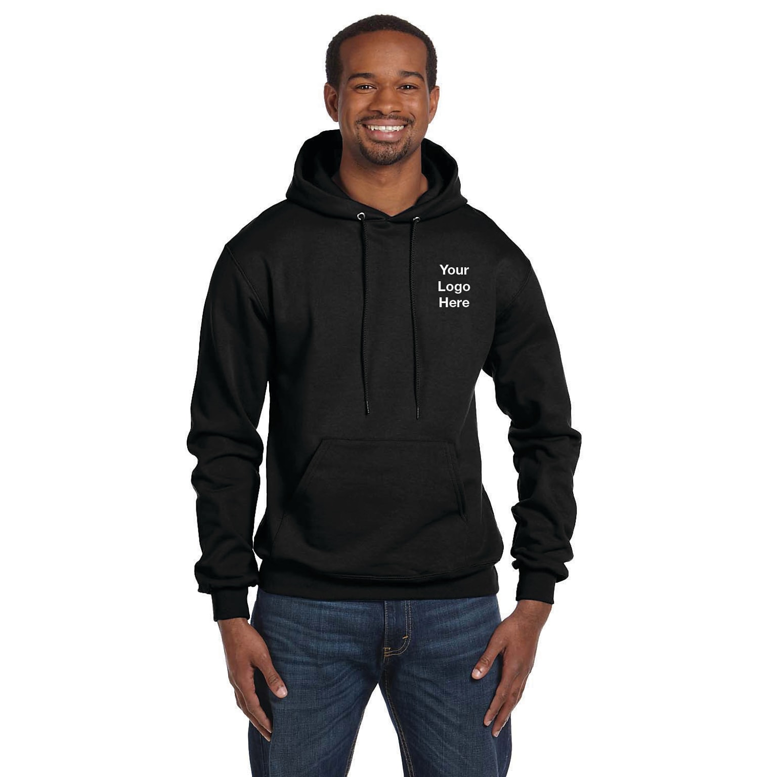 Custom Champion® Adult Double Dry Eco® Pullover Hoodie