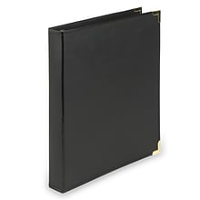 Samsill Classic Executive 1 3-Ring Non-View Binders, Black (SAM15130)