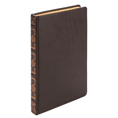 Samsill Vintage Professional Notebooks, 8.5 x 11, College Ruled, 100 Sheets, Dark Brown, 2/Pack (U22350)