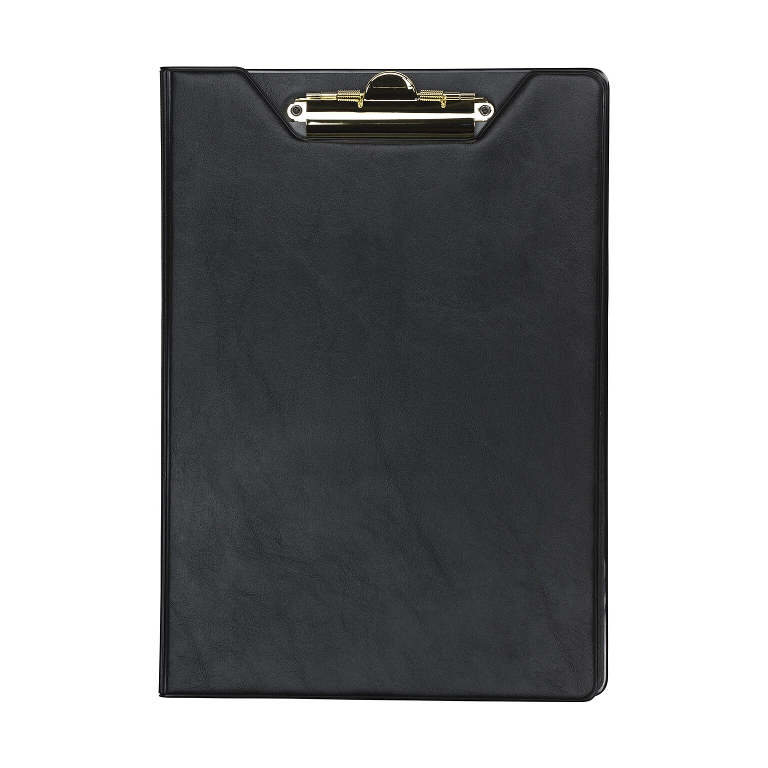 Samsill Value Series Faux Leather Padfolio/Notepad, Black (71410)