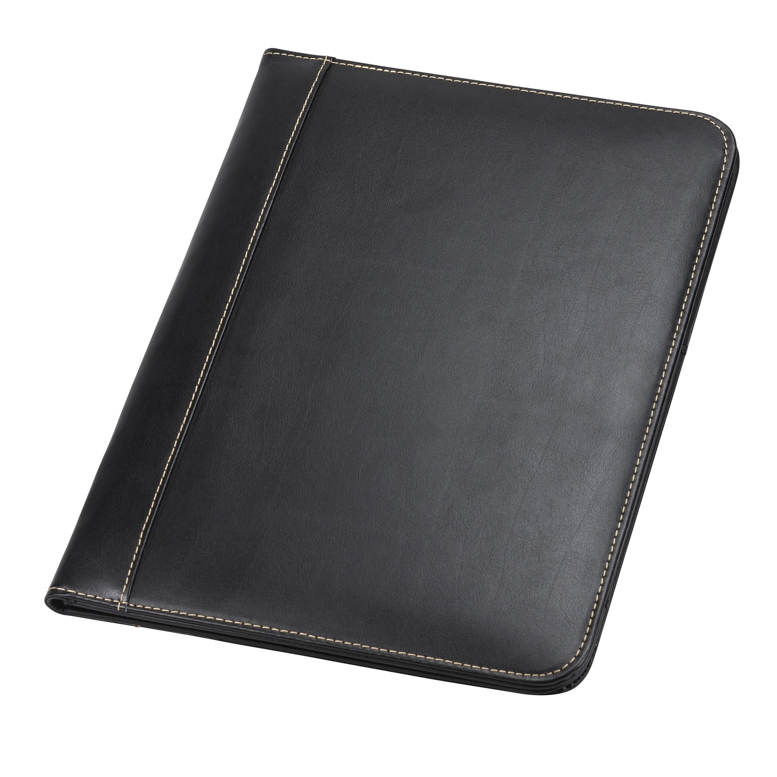 Samsill Leather Portfolio Case, Black (71710)