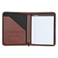 Samsill Contrast Stitch Leather Portfolio Case, Tan (71726)