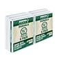 Samsill Earth's Choice Biobased 1/2" 3-Ring View Binders, White, 6/Pack (I08917)