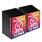 Samsill 1/2" 3-Ring View Binders, Black, 12/Pack (I08510C)