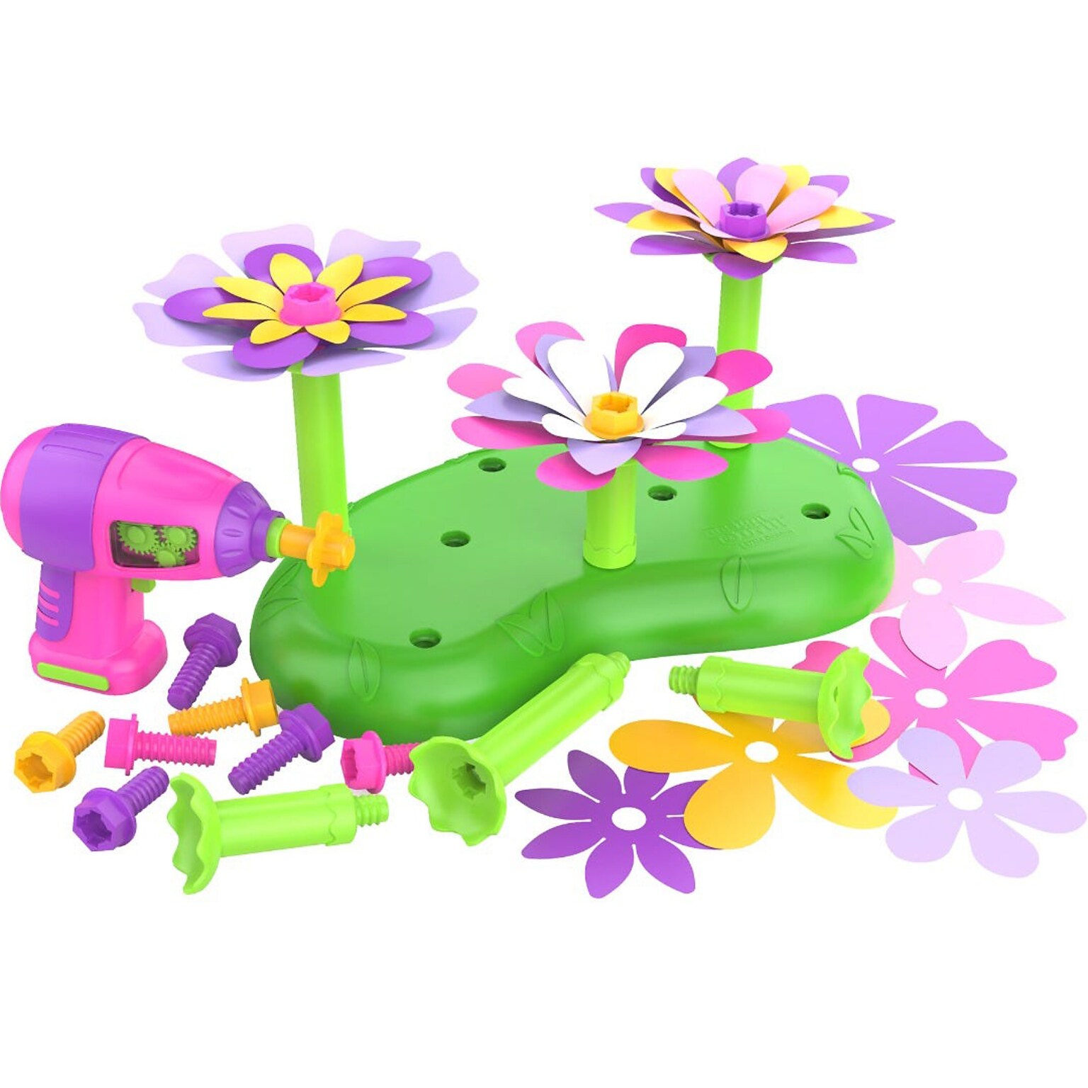 Educational Insights Design & Drill STEM Garden, 6.5 x 7.5 x 1.45, Assorted Colors (4143)