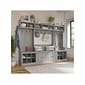 kathy ireland® Home by Bush Furniture Woodland 69 Full Entryway Storage Set with 10 Shelves, Cape C