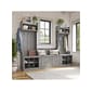 kathy ireland® Home by Bush Furniture Woodland 69" Entryway Storage Set with 18 Shelves, Cape Cod Gray (WDL011CG)