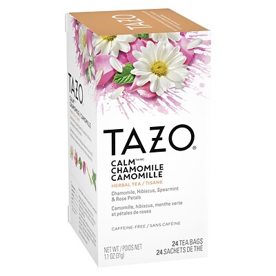 Tazo Calm Chamomile Tea Bags, 24/Box (20020)