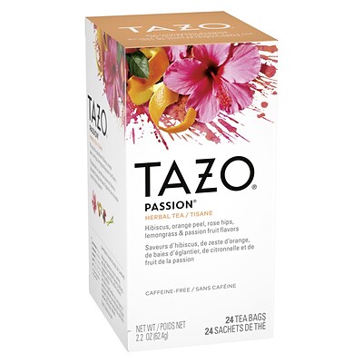 Tazo Passion Herbal Tea Bags, 24/Box (SBK20040)