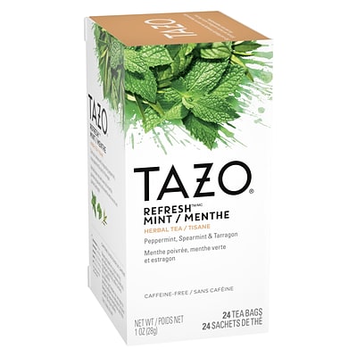 Tazo Refresh Herbal Mint Tea 24 Count (SBK20010)