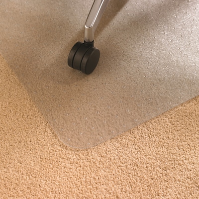 Floortex Advantagemat Carpet Chair Mat, 30" x 48", Designed for Low-Pile Carpet, Clear PVC (FC1175120EV)