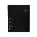 2022 AT-A-GLANCE Contemporary, 8.25 x 11 Weekly/Monthly Planner, Black (70-950X-05-22)