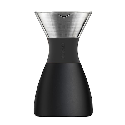 ASOBU 4-Cup Insulated Pour-over Coffee Maker, Black, (NA-PO300BK)