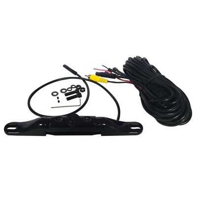 BOYO Vision VTL422CLS Outdoor Bar-Type Short-Length 170° License Plate Camera with LEDs, Black (VTL422CLS)