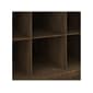 kathy ireland® Home by Bush Furniture Woodland 71" Hall Tree and Shoe Bench with 12 Shelves, Ash Brown (WDL002ABR)