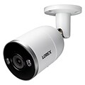Lorex 4K Ultra HD Weatherproof Smart Active-Deterrence IP Add-on Bullet Camera, White (E892AB-E)