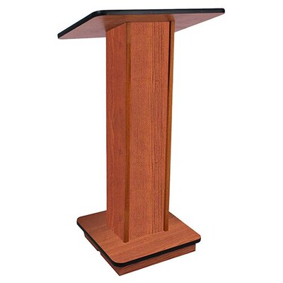Amplivox 45"H Elite Lectern Non-Sound, Cherry Finish (W355-CH)