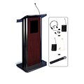Amplivox 49H Contemporary Flat Panel Lectern with Wireless Sound (SW3090)