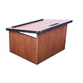 Amplivox 12H Speak & Go Speech Mate Folding Tabletop Lectern, Cherry Finish (W141-CH)