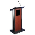 Amplivox 49H Contemporary Flat Panel Lectern, Cherry with Sound, Cherry Finish (SS3100)