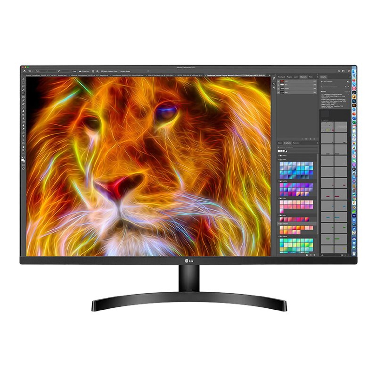 LG 32BN50U-B 32 LED Monitor, Black Texture