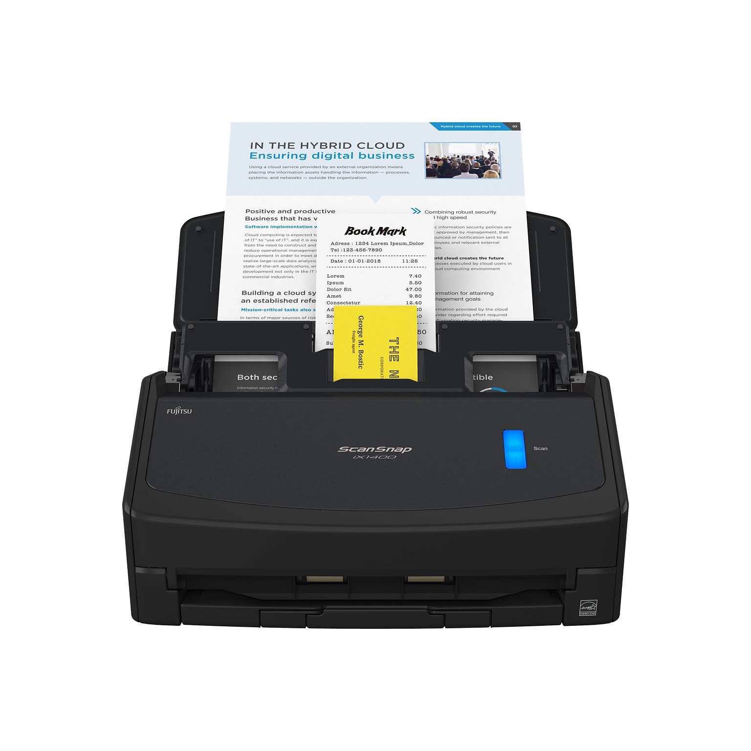 Fujitsu ScanSnap IX1400 PA03820-B235 Duplex Desktop Document