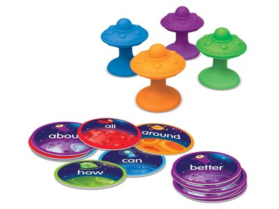 Learning Resources Slam Ships! Sight Words Game, 5.8" x 10" x 1.25", Assorted Colors (LER8596)