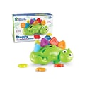 Learning Resources Steggy the Fine Motor Dino, 3.45H x 6.5W x 0.7D, Multicolor (LER9091)