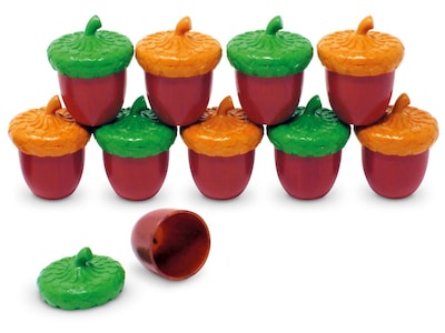 Learning Resources Discovery Acorns, Assorted Colors, 10/Pack (LER3073)