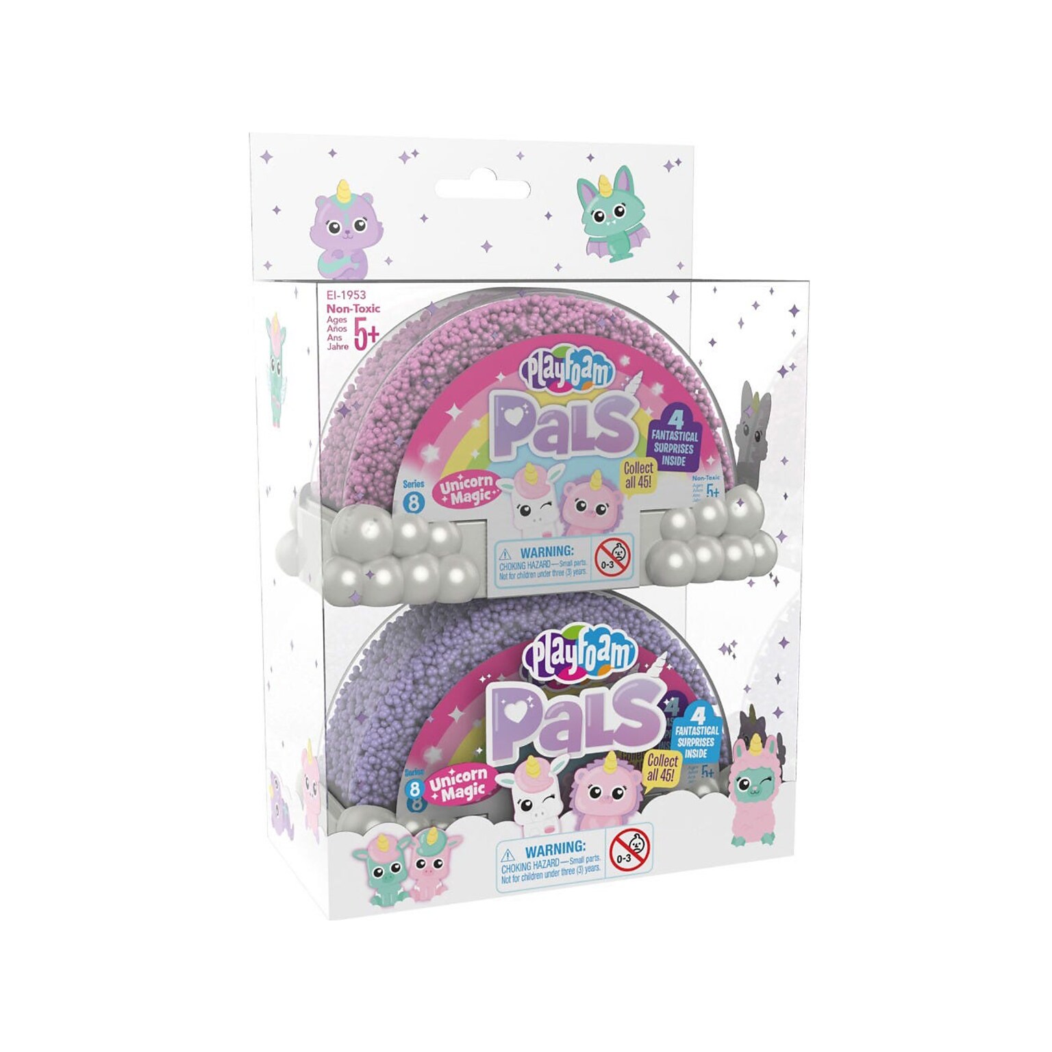 Educational Insights Playfoam Pals Unicorn Magic, 12.15 x 8 x 0.4, Assorted Colors, 2/Pack (1953)