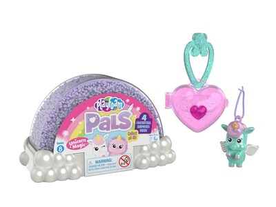 Educational Insights Playfoam Pals Unicorn Magic, 12.15" x 8" x 0.4", Assorted Colors, 2/Pack (1953)