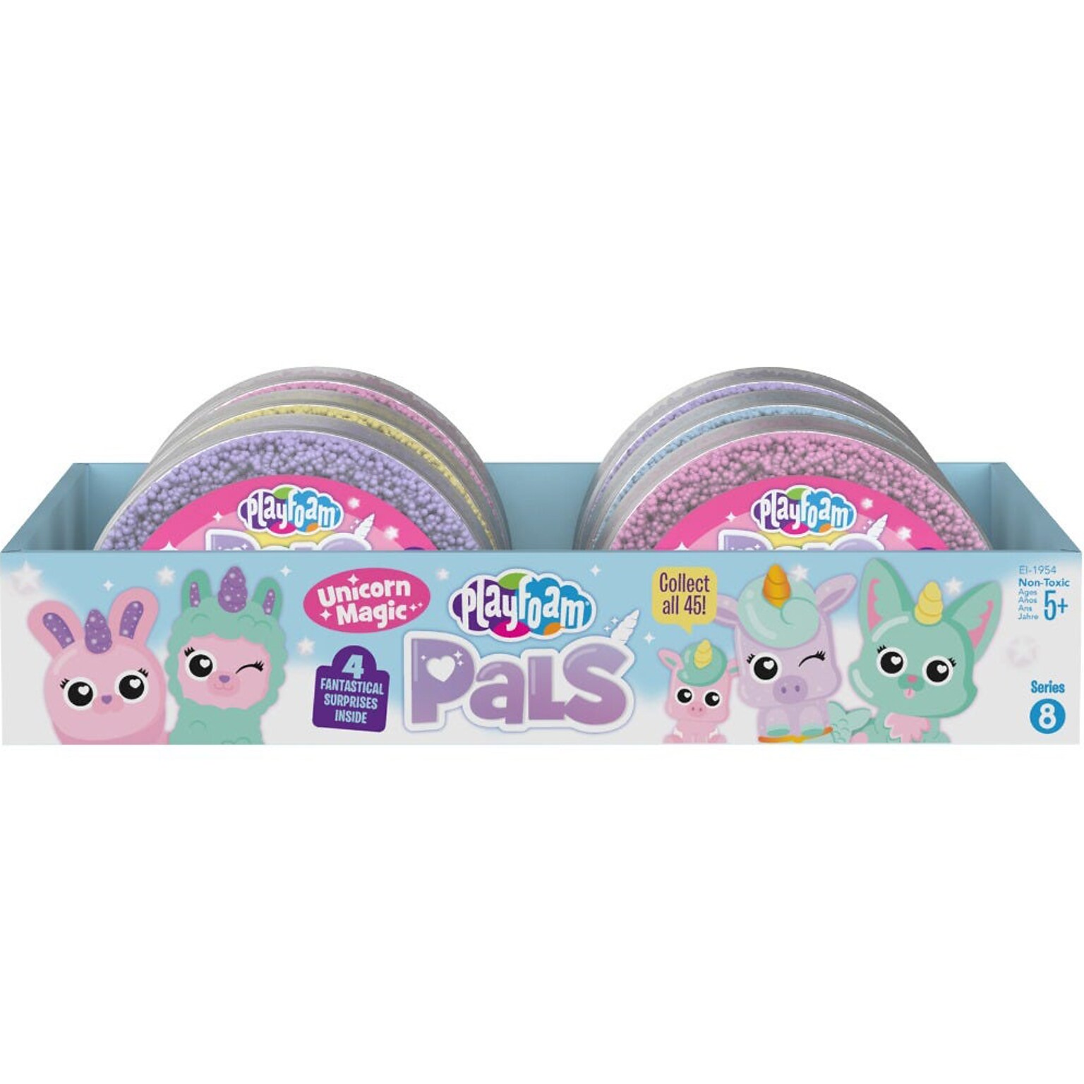 Playfoam Pals Unicorn Magic, 1.45 x 10.65 x 10, Assorted Colors, 6/Pack (1954)