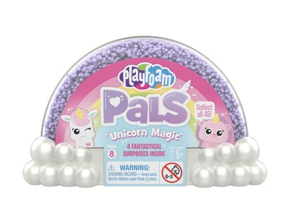 Playfoam Pals Unicorn Magic, 1.45 x 10.65 x 10, Assorted Colors, 6/Pack (1954)
