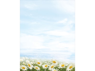 Great Papers! Daisy Day Everyday Letterhead, Multicolor, 80/Pack (2020145)