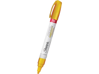 Sharpie Oil-Based Paint Marker, Medium Tip, Yellow, Dozen (2107619