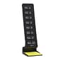 NoteTower Desktop Pro Plastic Document Stand with Teeth & Guide Bar, Black (NTR300-1)