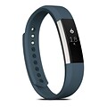 Zodaca For Fitbit Alta, Small S Size TPU Rubber Wristband Replacement Sports Watch Wrist Band Strap, Dark Gray