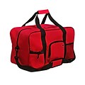 Natico Red Polyester Travel Duffel Bag (60-DB-01RD)