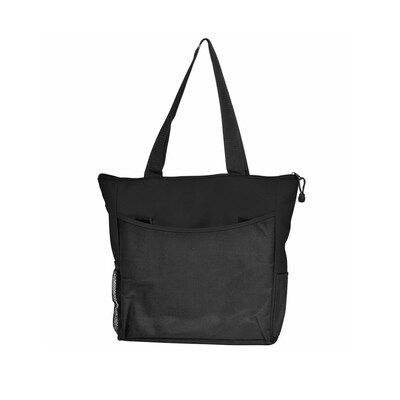 Natico Black Polyester Carry All Tote (60-TT-07BK)