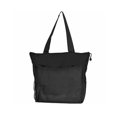 Natico Black Polyester Carry All Tote (60-TT-07BK)