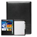 Natico Black Faux Leather Portfolio 12.75H x 9.5W (60-PF-06)