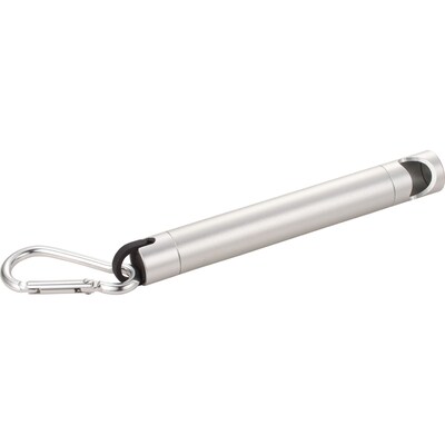 Natico Silver Aluminum Magnetic LED Flashlight with Cap Opener (60-1227-SL)