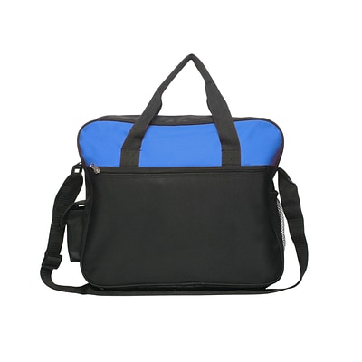 Natico Blue Polyester Messenger Bag, Oversized (60-MB-24BL)