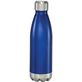 Natico Blue Stainless Steel Water Bottle, 17 oz. (60-6475-BL)