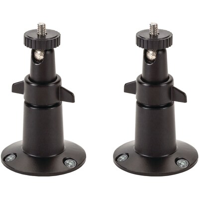 Wasserstein Security Wall Mount for Arlo/Arlo Pro, 2pk, Black (MetalMountBlack2USA)
