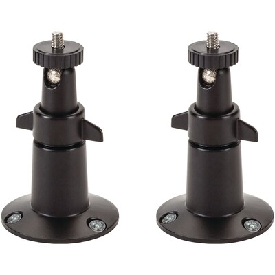 Wasserstein Security Wall Mount for Arlo/Arlo Pro, Black, 2/Pack (MetalMountBlack2USA)