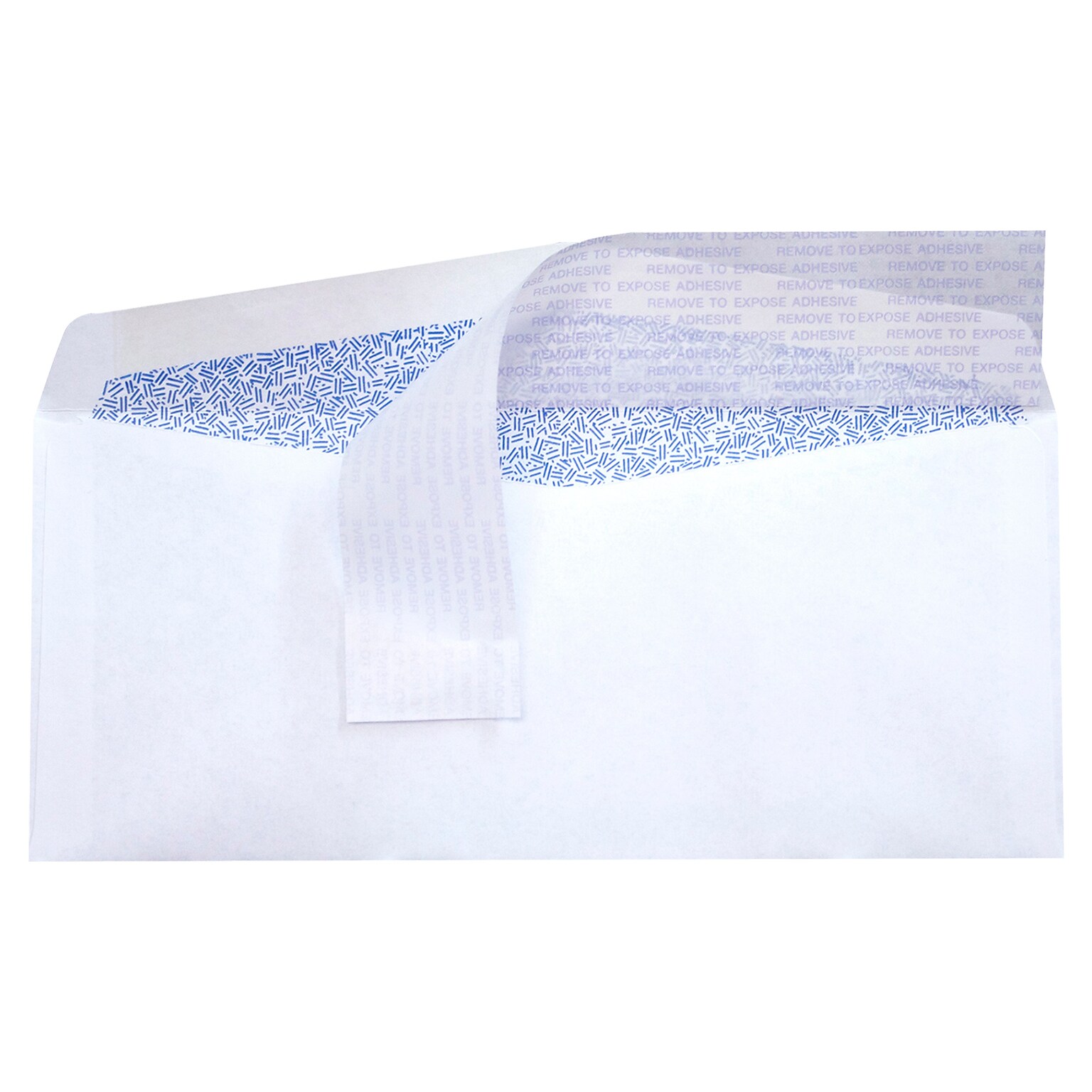 LUX Self Seal Security Tinted #9 Business Envelope, 3 7/8 x 8 7/8, 24lb. White, 1000/Pack (72900-1M)