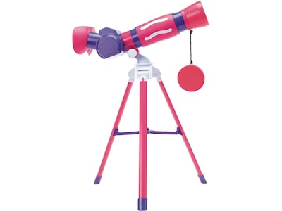 Educational Insights GeoSafari Jr. My First Telescope, 19.8 x 12.35 x 1.8, Pink/Purple (5129-P)