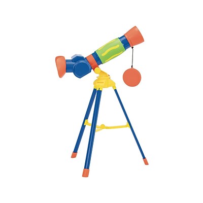 Educational Insights GeoSafari Jr. My First Telescope, 19.7 x 12.3 x 1.8, Blue/Orange/Yellow (5129)